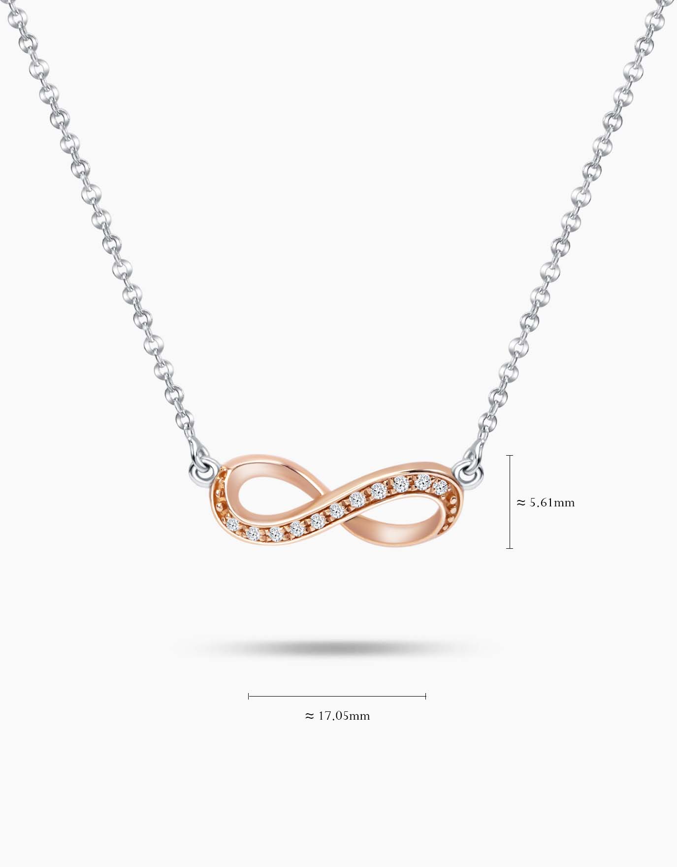 LVC Destiny Infinity Diamond Necklace