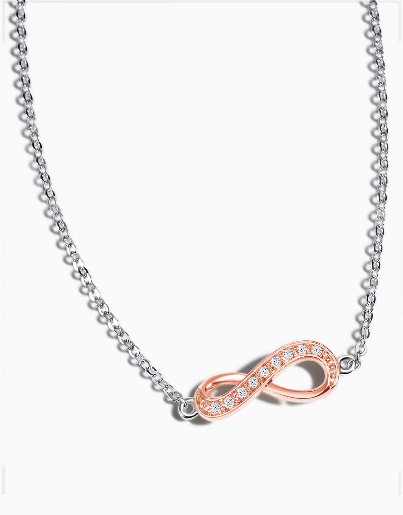 LVC Destiny Infinity Diamond Necklace