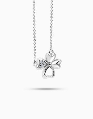 LVC Charmes Clover Diamond Necklace
