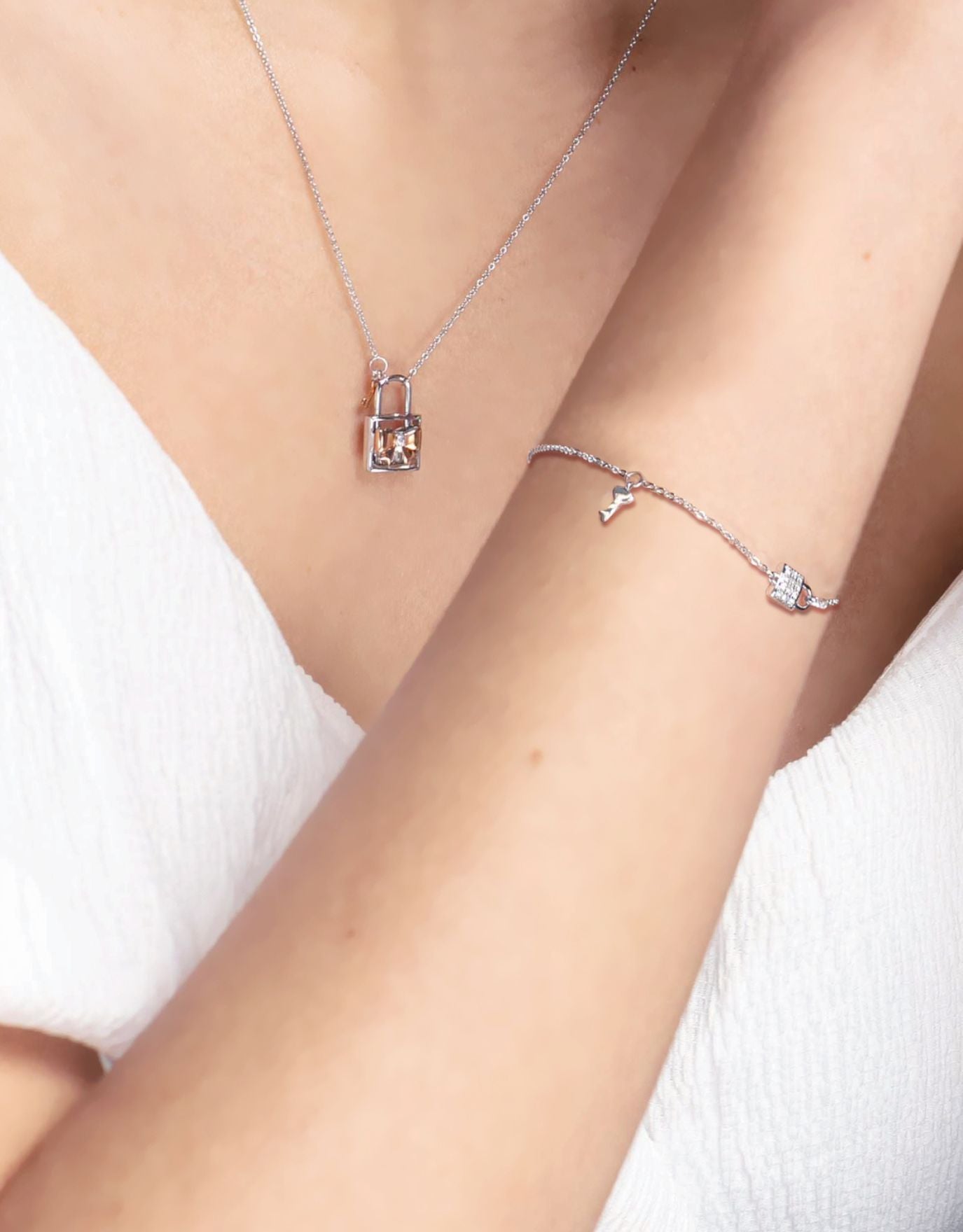 LVC Cheri Locket Diamond Bracelet