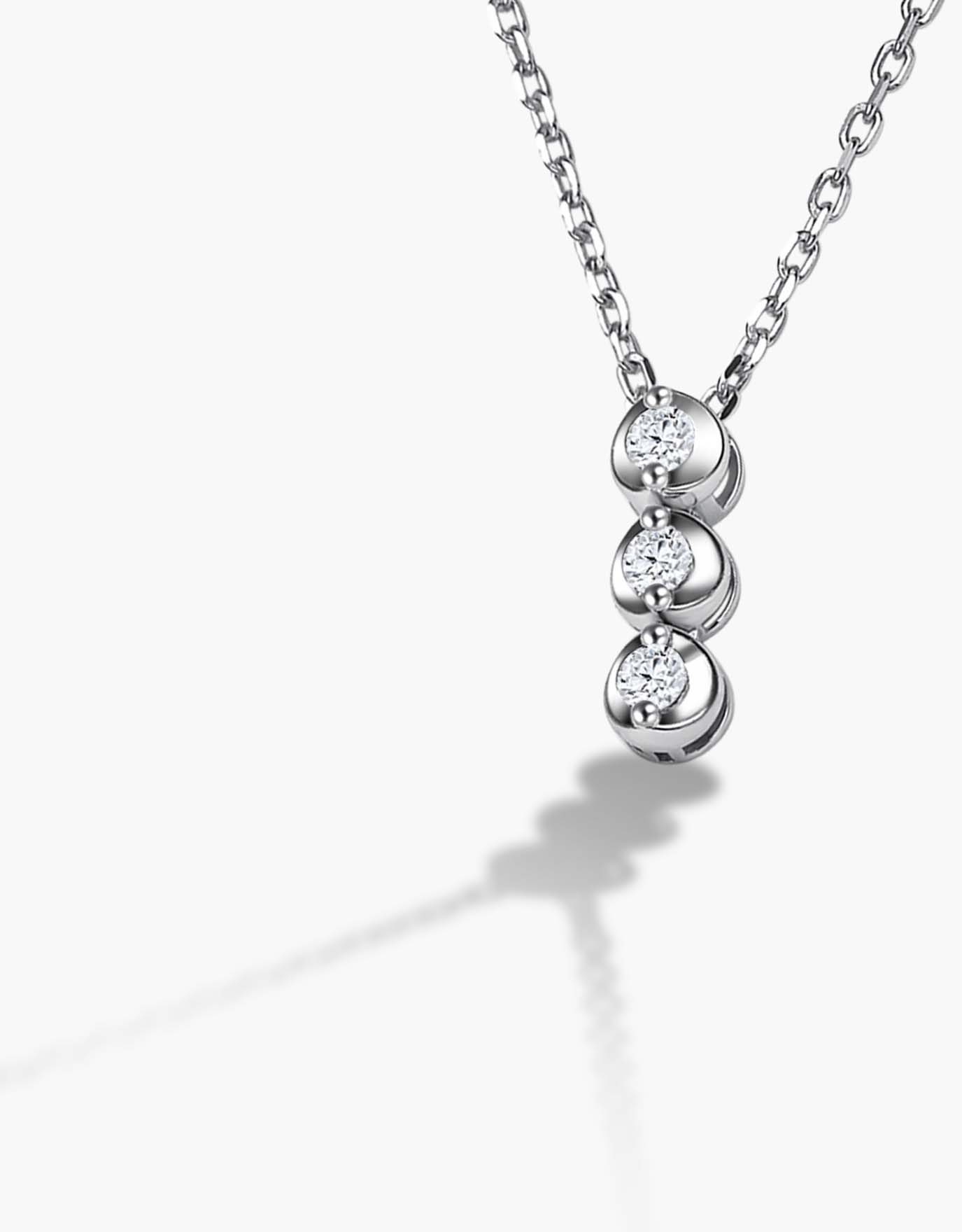 LVC Charmes Trilogy Diamond Necklace
