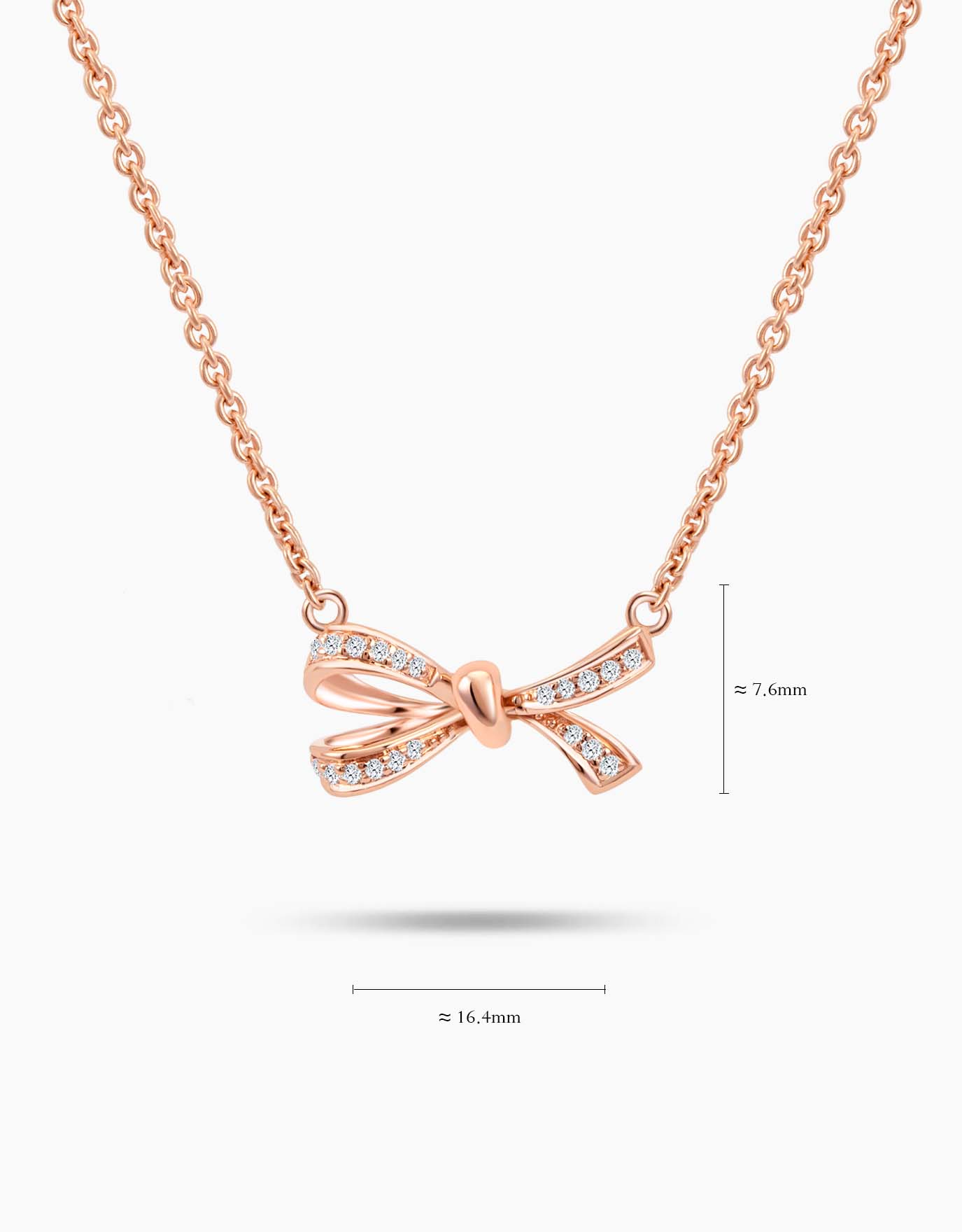 LVC Noeud Elegant Diamond Necklace