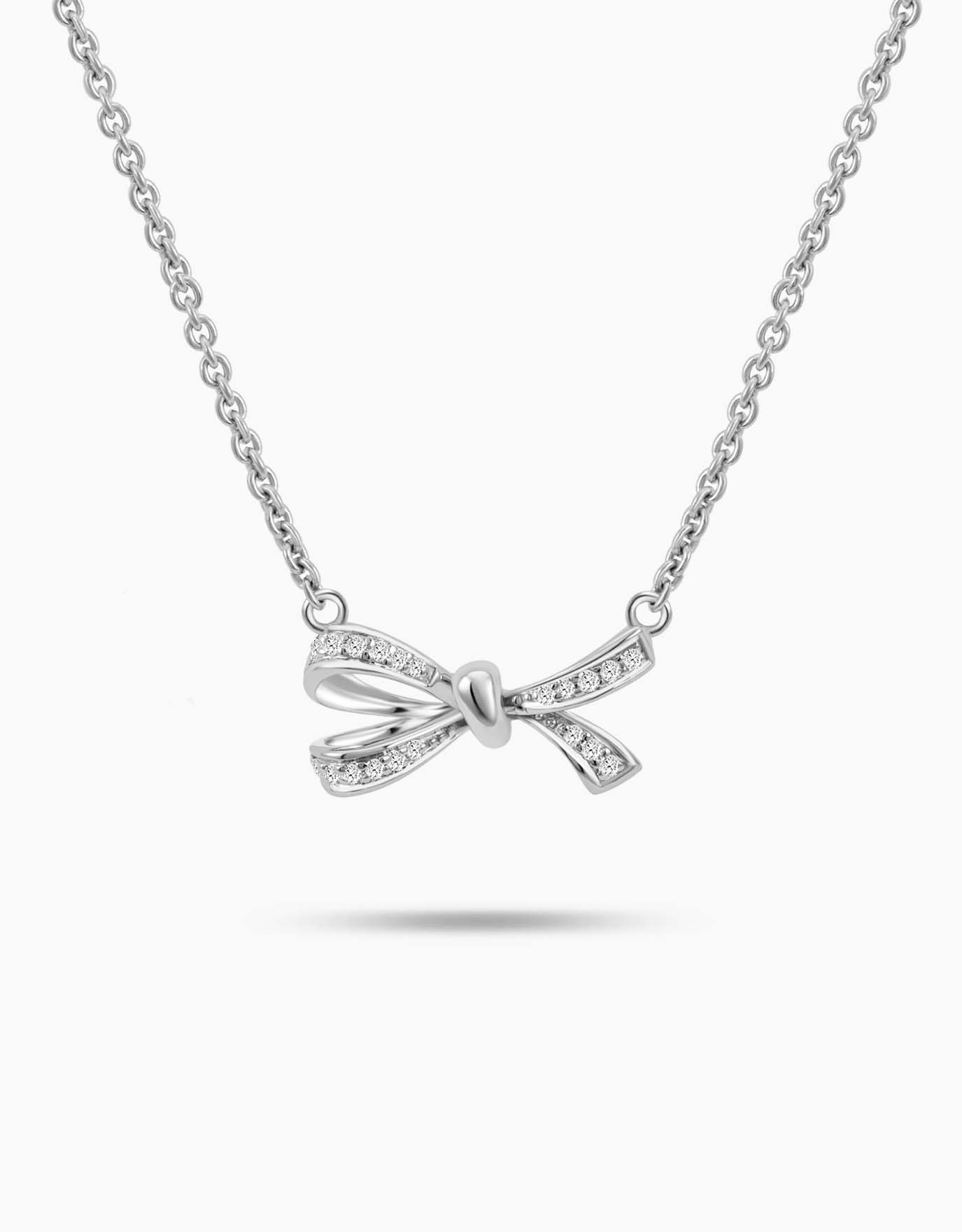 LVC Noeud Elegant Diamond Necklace