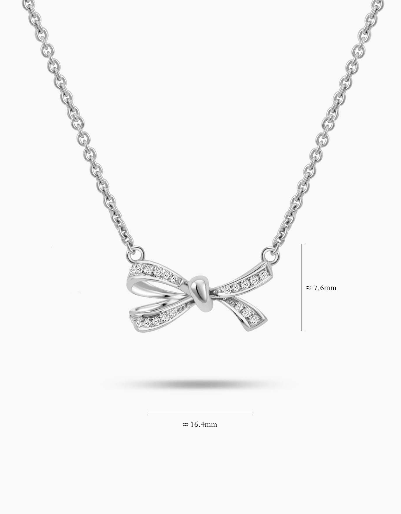 LVC Noeud Elegant Diamond Necklace
