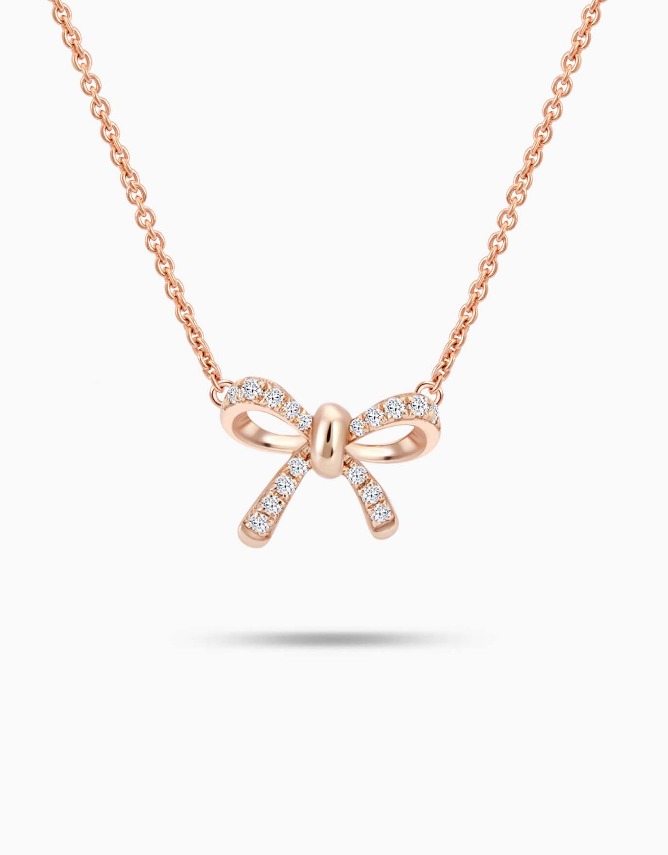 LVC Noeud Ribbon Diamond Necklace – Love & Co.