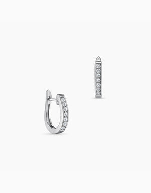 LVC Eterno Diamond Hoop Earrings