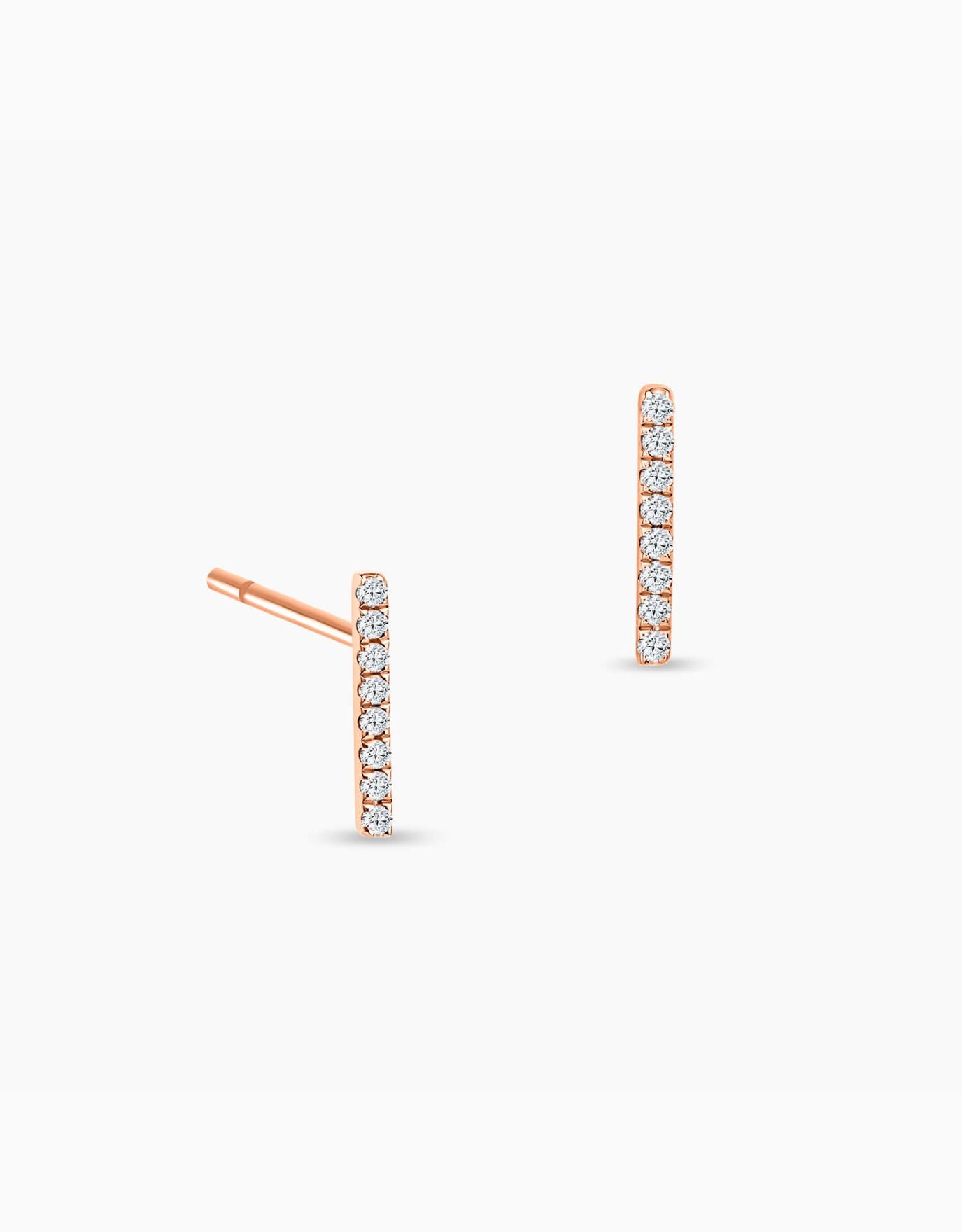 LVC Eterno Line Diamond Earrings