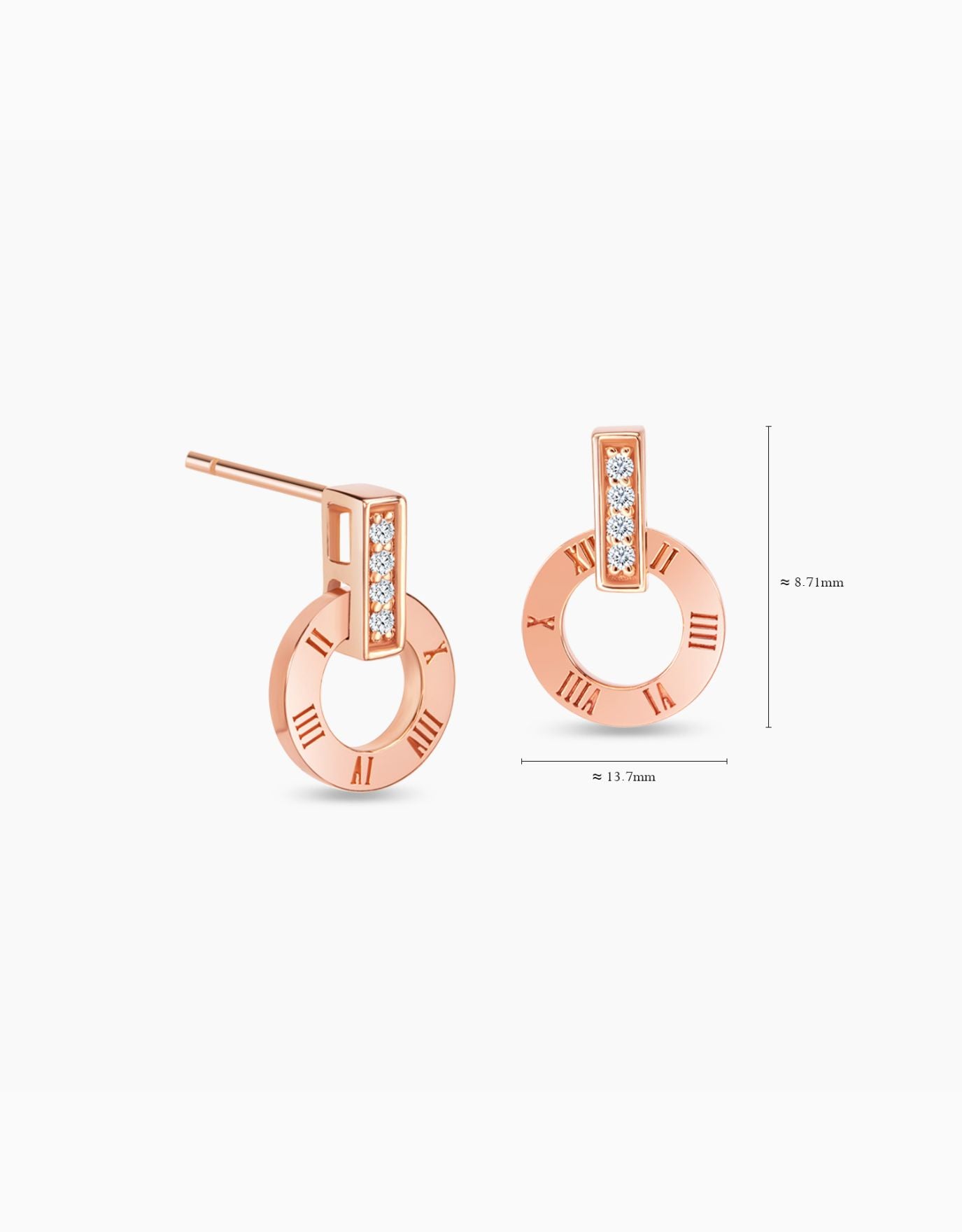 LVC Joie Millennium Diamond Earrings
