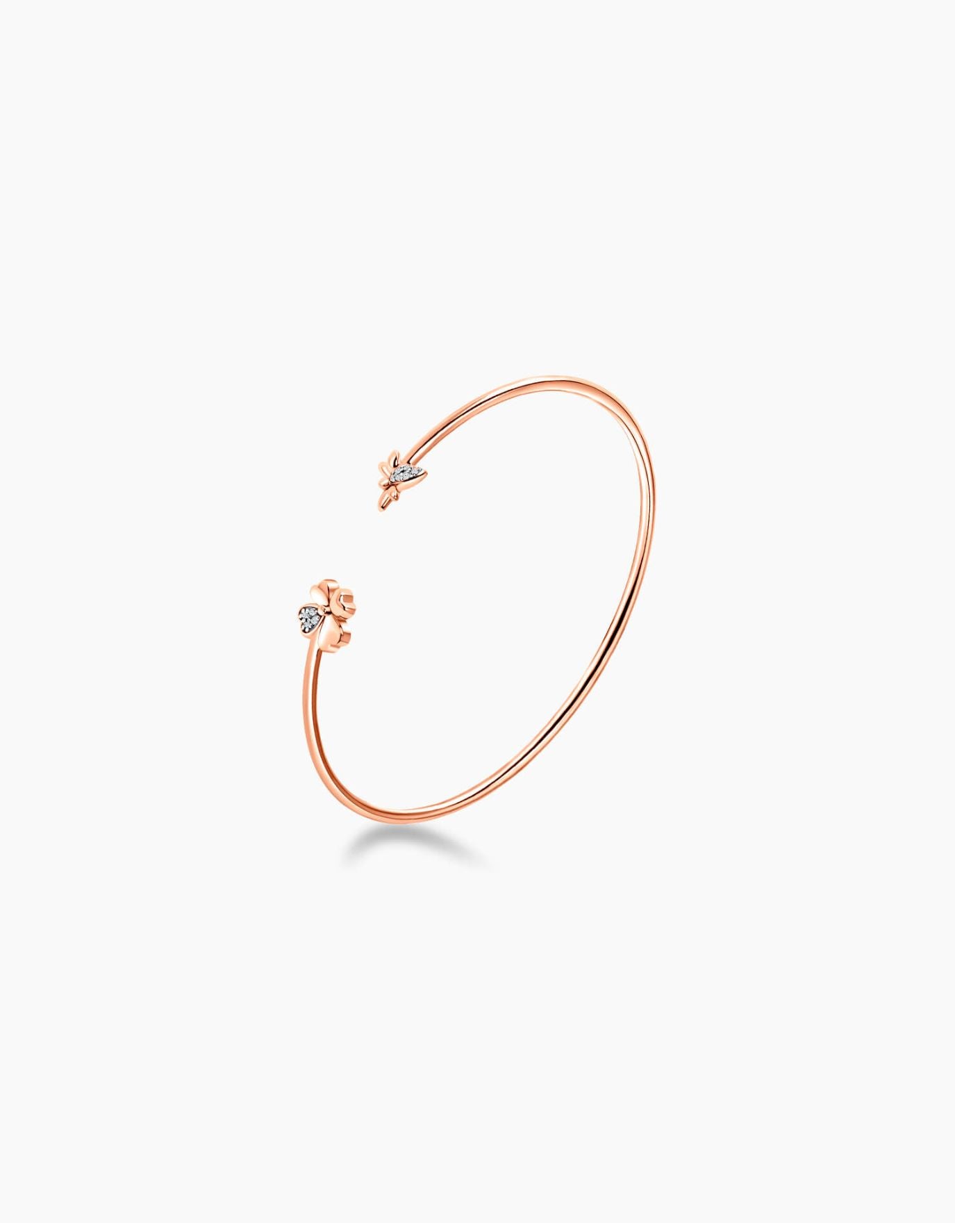 LVC Charmes Clover Diamond Bangle