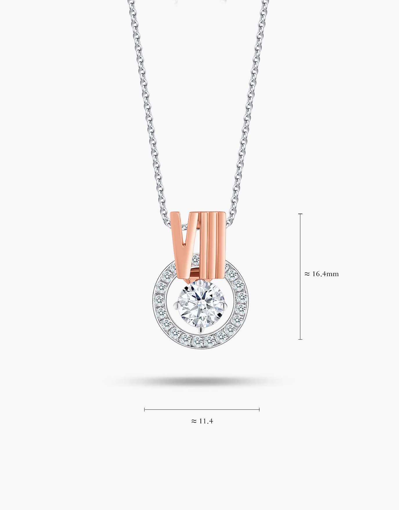 LVC Joie Diamond Pendant "VIII"