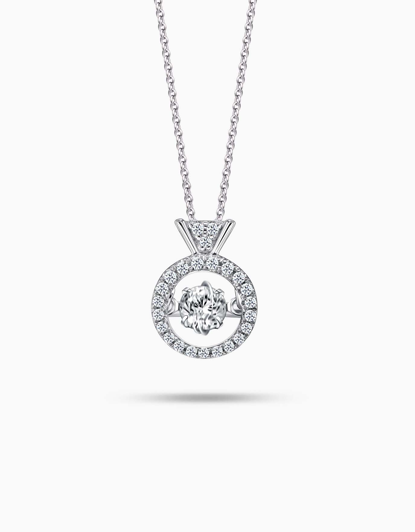LVC Charmes Grace Mini Ring Diamond Pendant