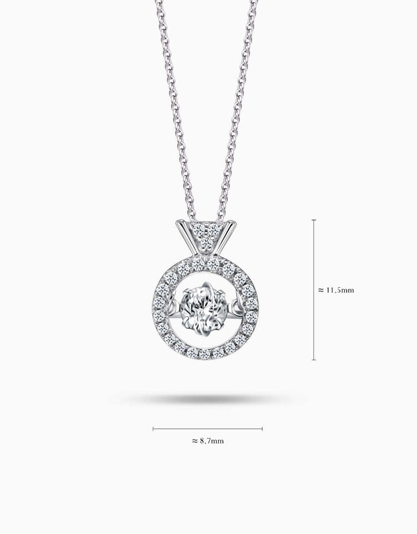 LVC Charmes Grace Mini Ring Diamond Pendant