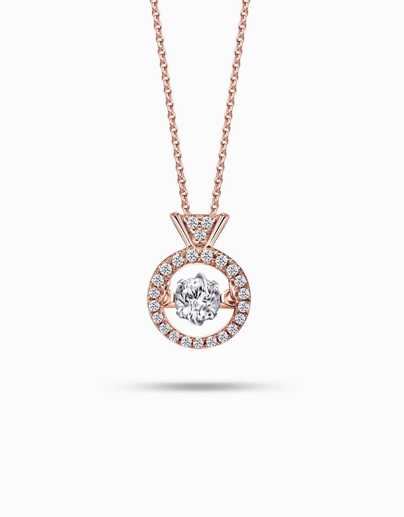 LVC Charmes Grace Mini Ring Diamond Pendant