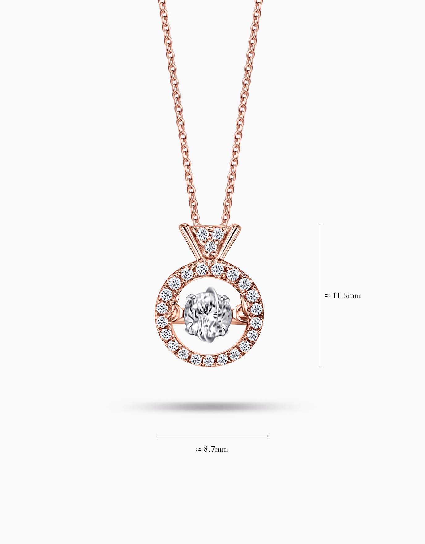 LVC Charmes Grace Mini Ring Diamond Pendant