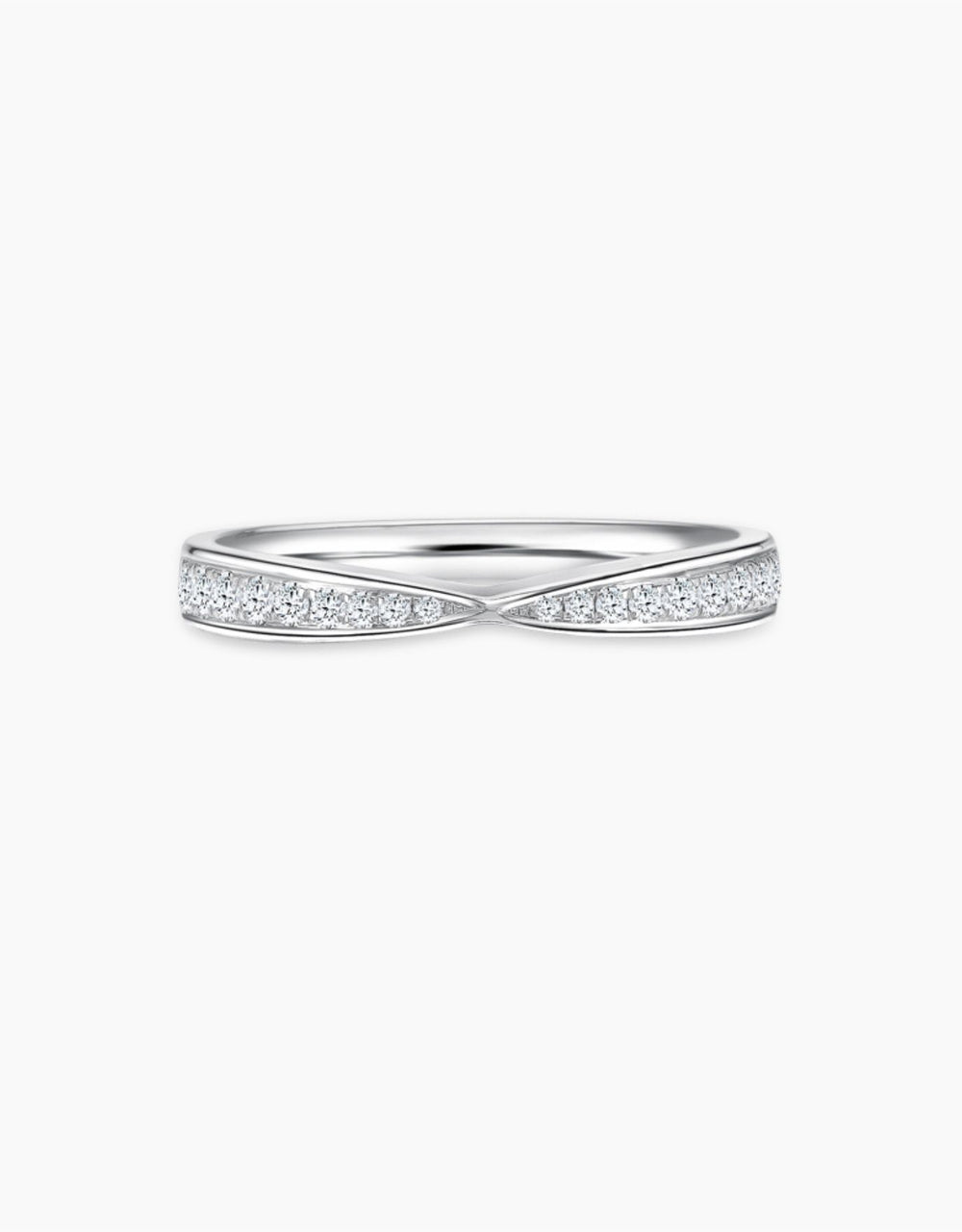 Louis Vuitton Eternite´ wedding band in white gold and