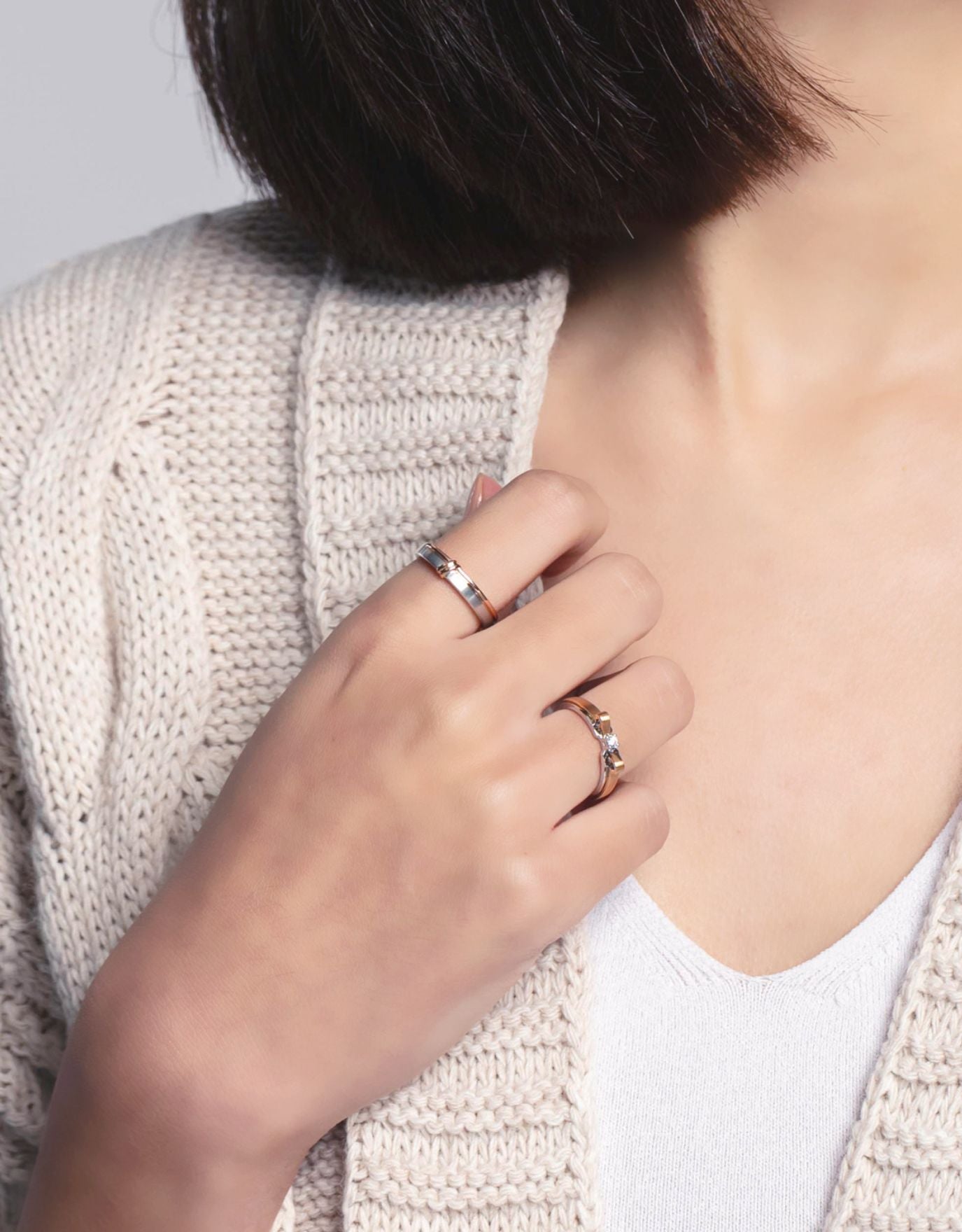 LVC Noeud Cariad Wedding Band