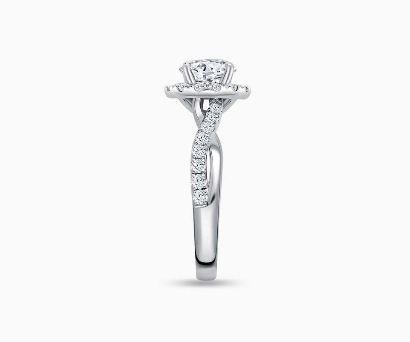 Twisted Pave Band