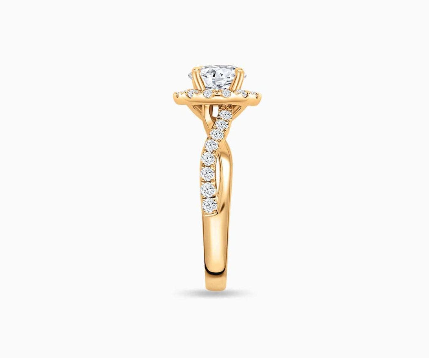 Twisted Pave Band