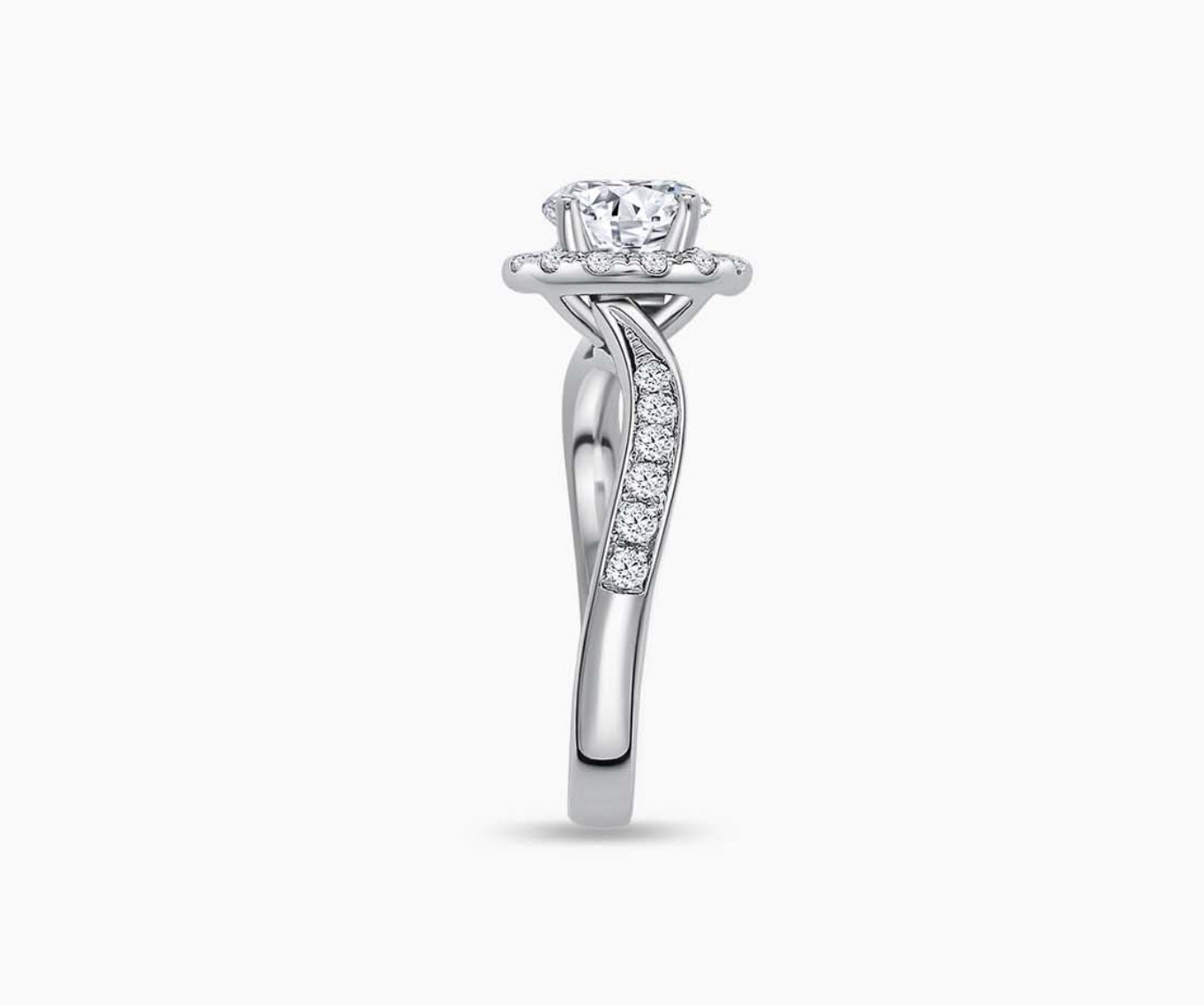 Twirl Pave Band