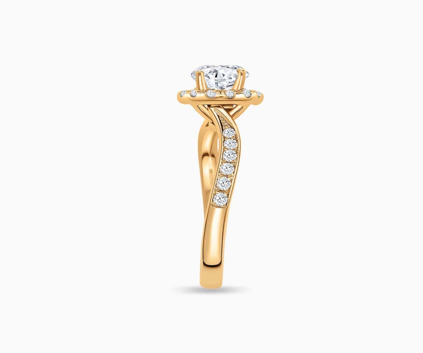 Twirl Pave Band