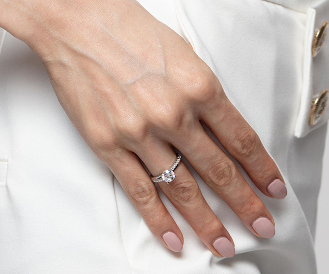 Double Pave Band