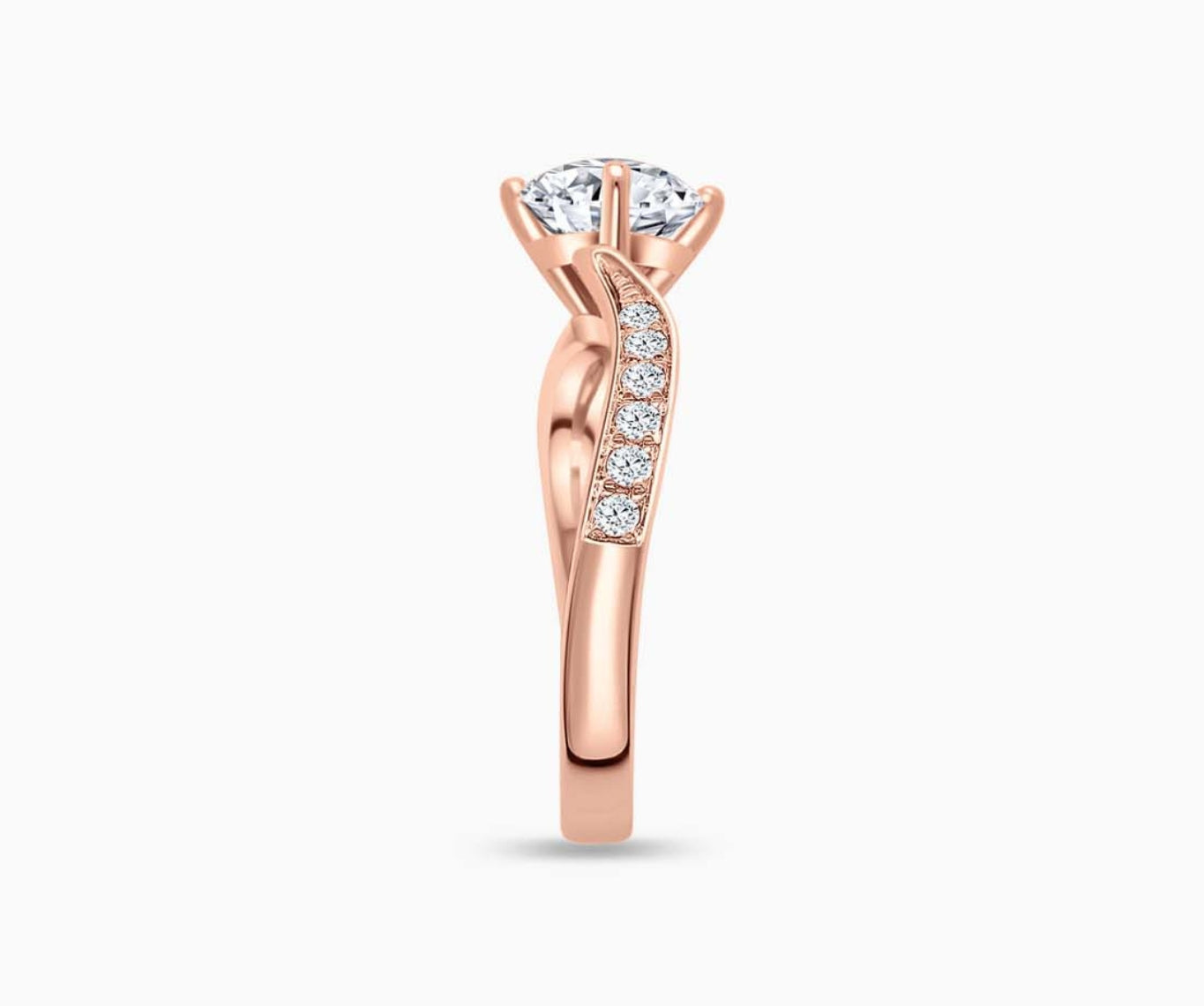 Twirl Pave Band