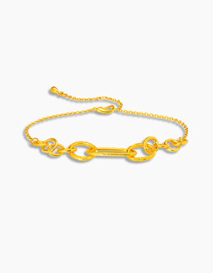 LVC 9IN Kailey 999 Gold Bracelet