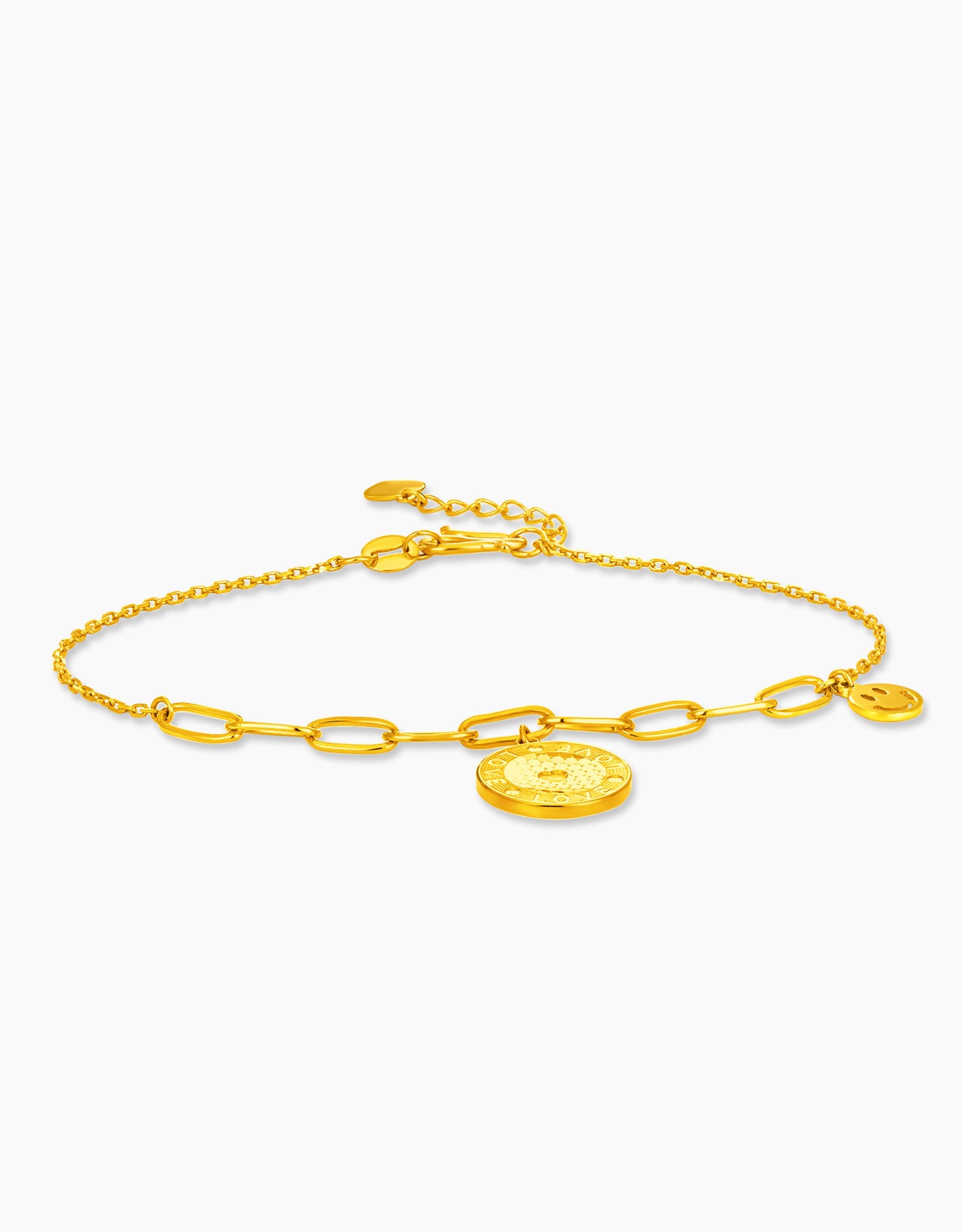 LVC 9IN Love Goes Around 999 Gold Bracelet