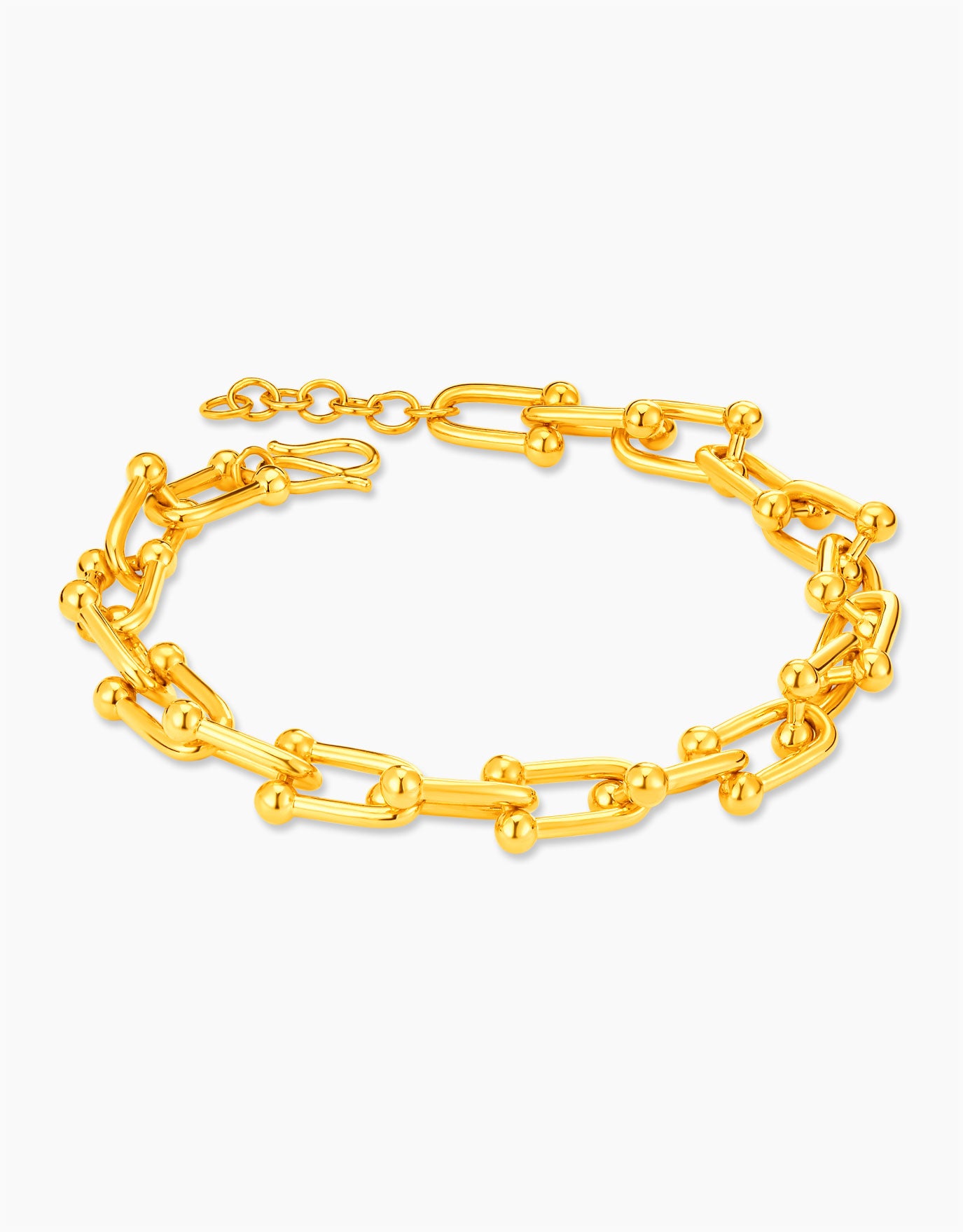 LVC 9IN Janine 999 Gold Bracelet