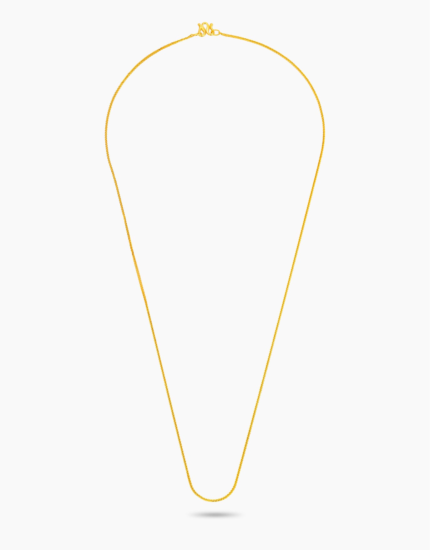 LVC 9IN Curb Link 999 Gold Chain