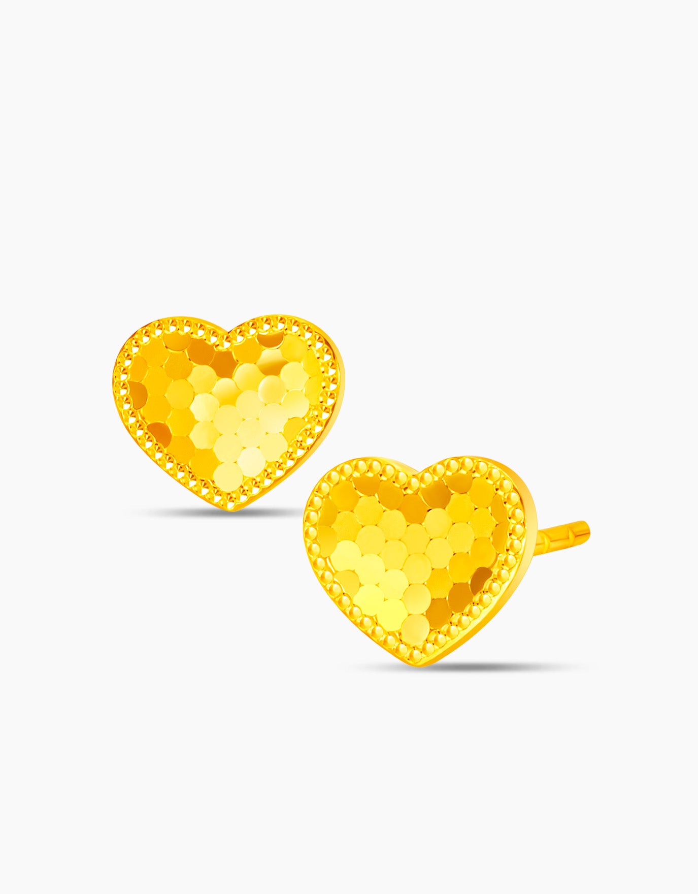 LVC 9IN Allure Heart 999 Gold Earrings