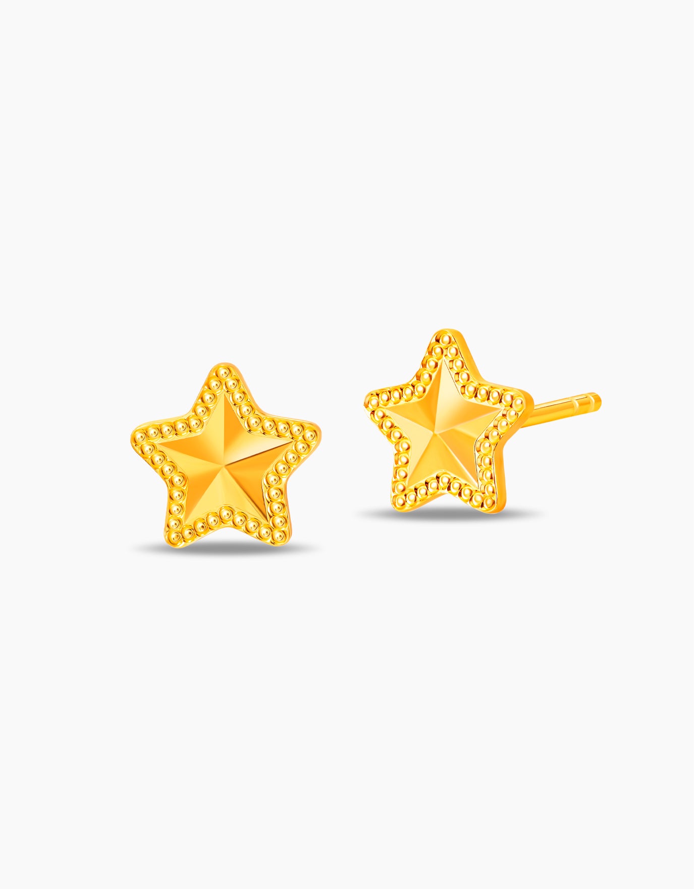 LVC 9IN Nova Star 999 Gold Earrings