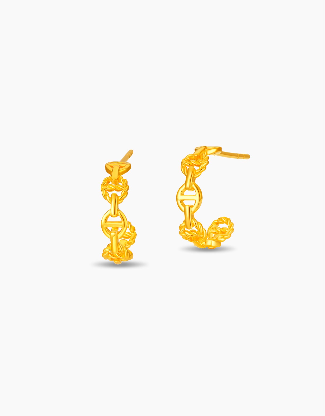 LVC 9IN Enid 999 Gold Earrings