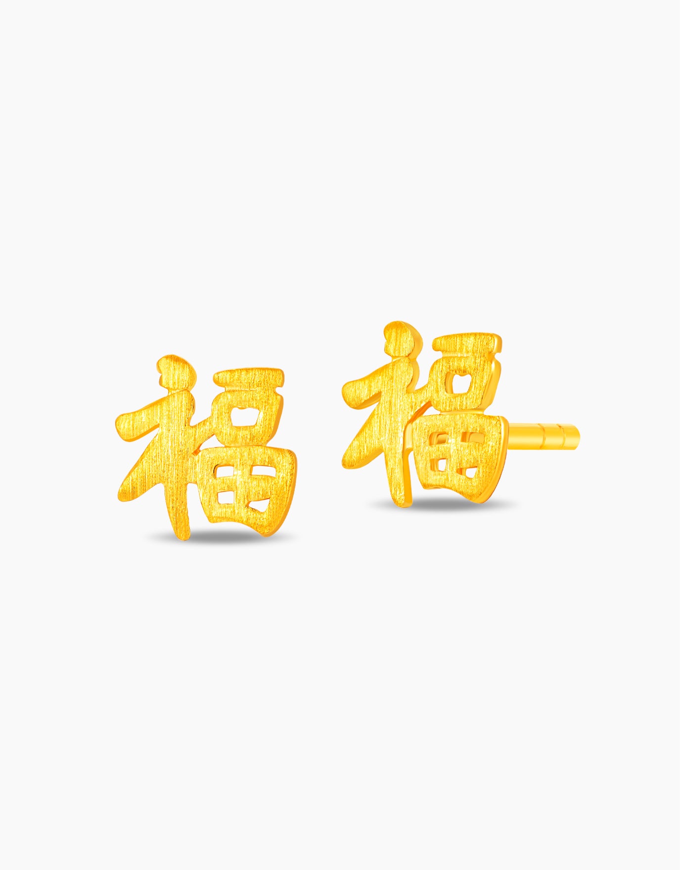 LVC 9IN Fortune 999 Gold Earrings