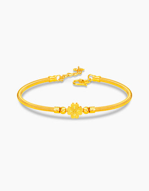 LVC 9IN Evangeline 999 Gold Bracelet