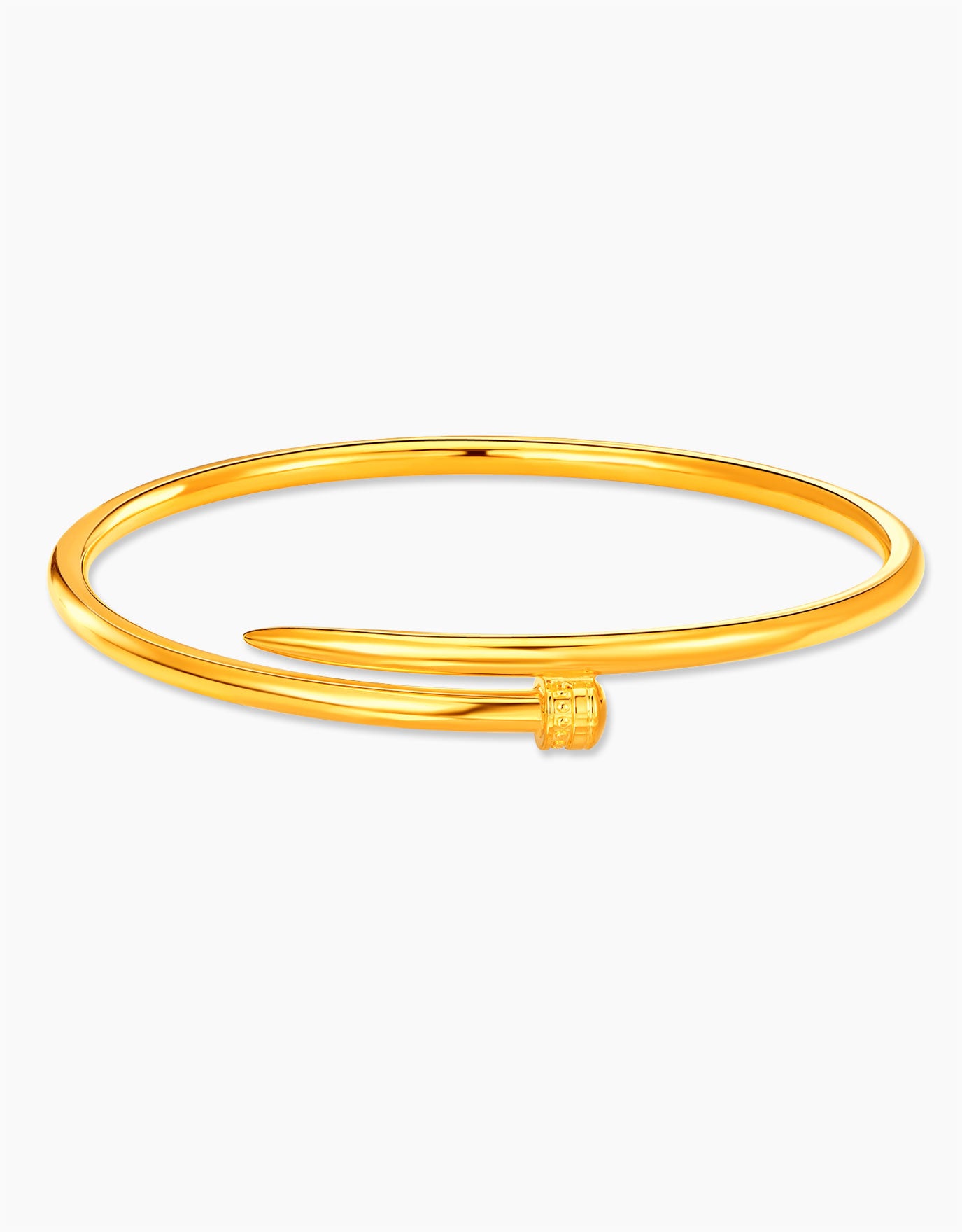 LVC 9IN Chiaria Nail Cuff 999 Gold Bangle