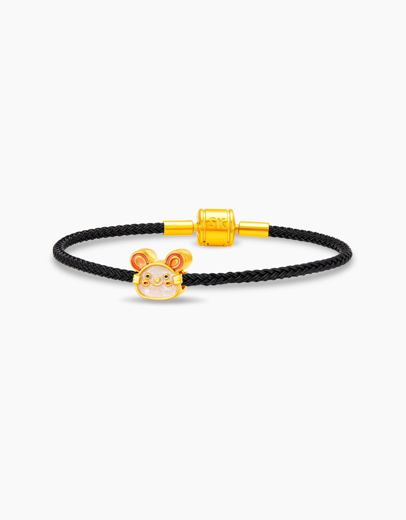 LVC 9IN Lolly Rat 999 Gold Zodiac Charm