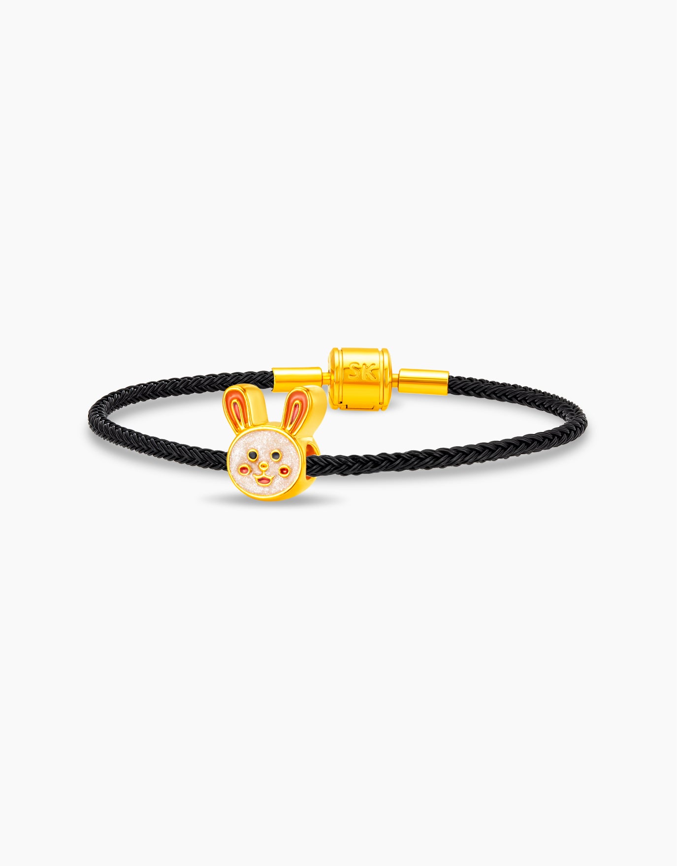LVC 9IN Lolly Rabbit 999 Gold Zodiac Charm