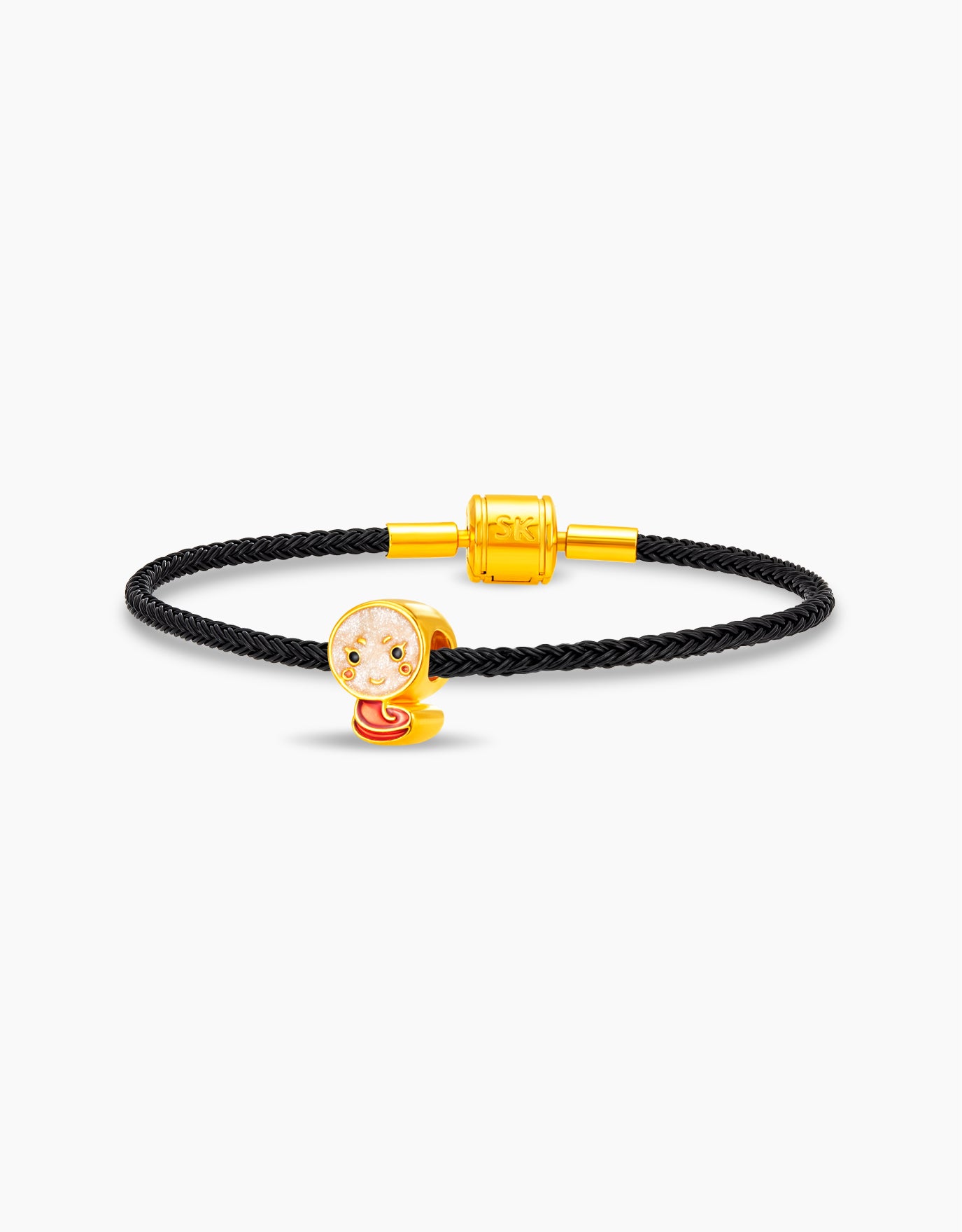 LVC 9IN Lolly Snake 999 Gold Zodiac Charm