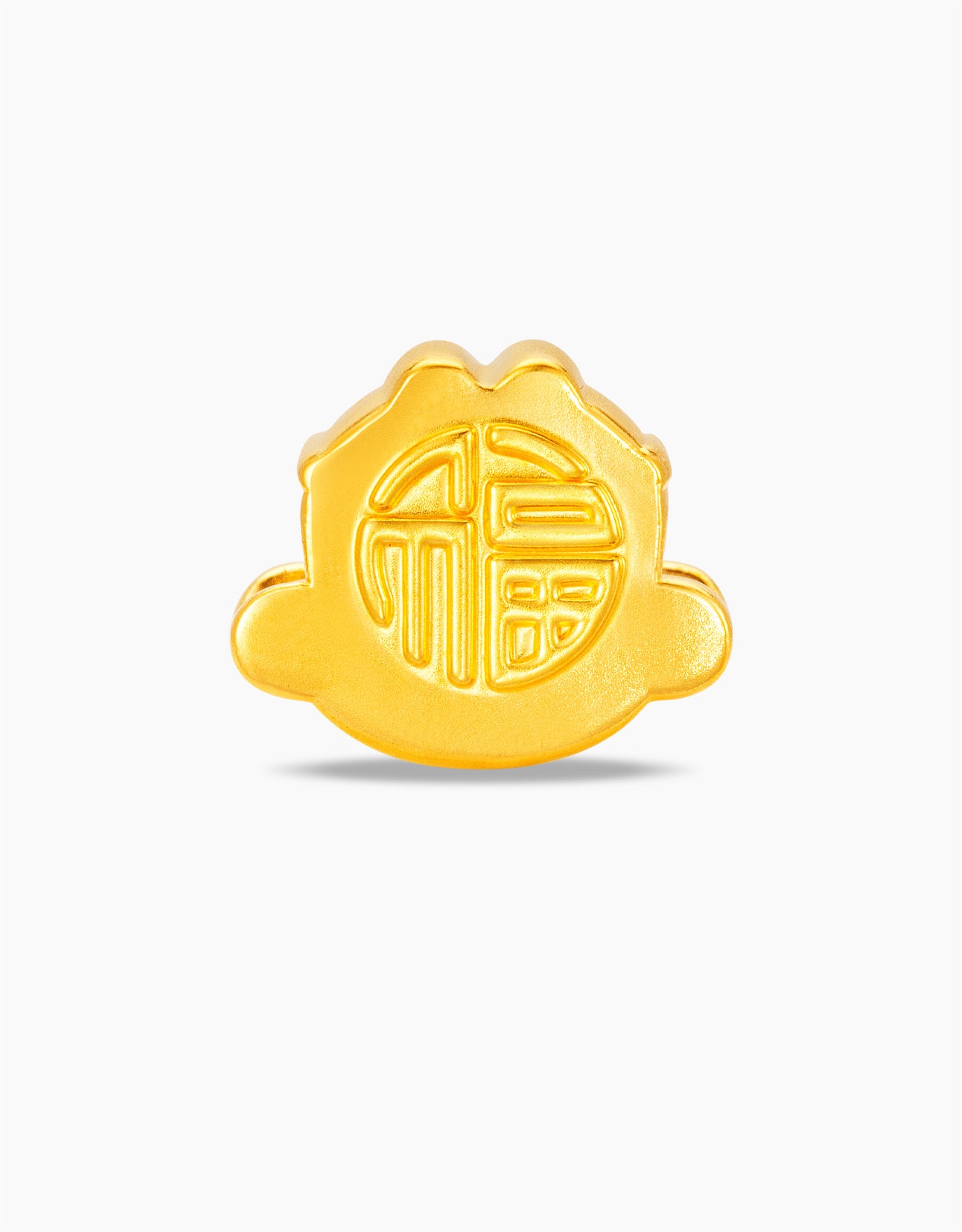 LVC 9IN Lolly Monkey 999 Gold Zodiac Charm