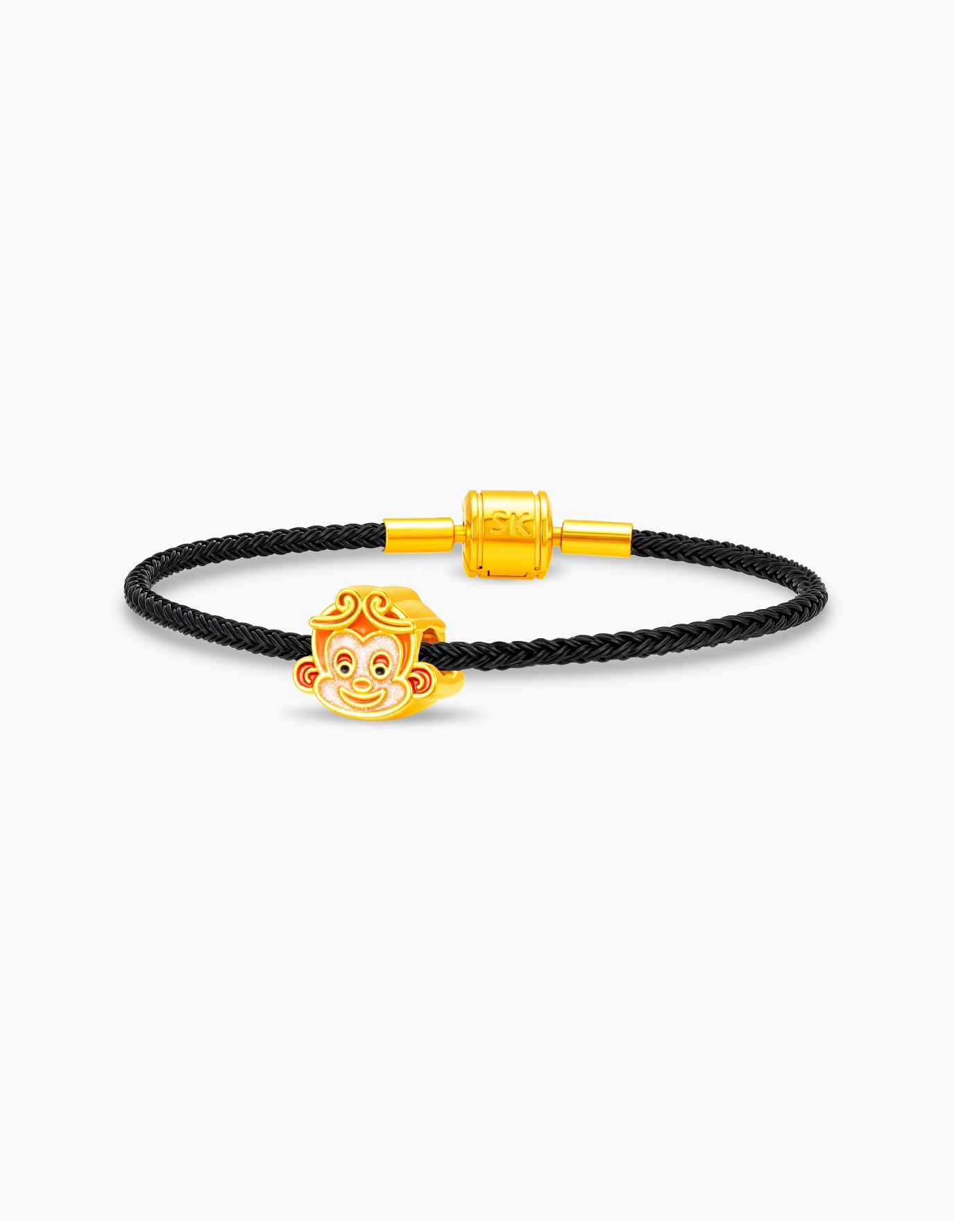 LVC 9IN Lolly Monkey 999 Gold Zodiac Charm