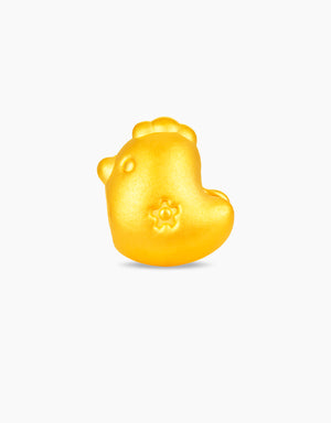 LVC 9IN Sweet Rooster Zodiac 999 Gold Charm