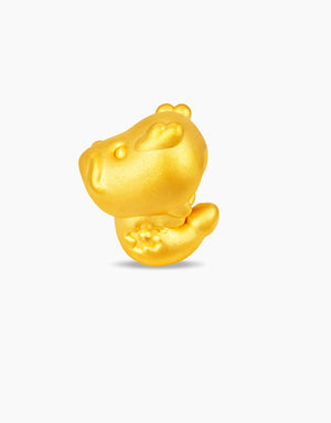LVC 9IN Sweet Dragon Zodiac 999 Gold Charm