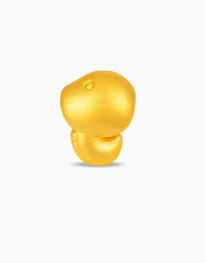 LVC 9IN Sweet Snake Zodiac 999 Gold Charm