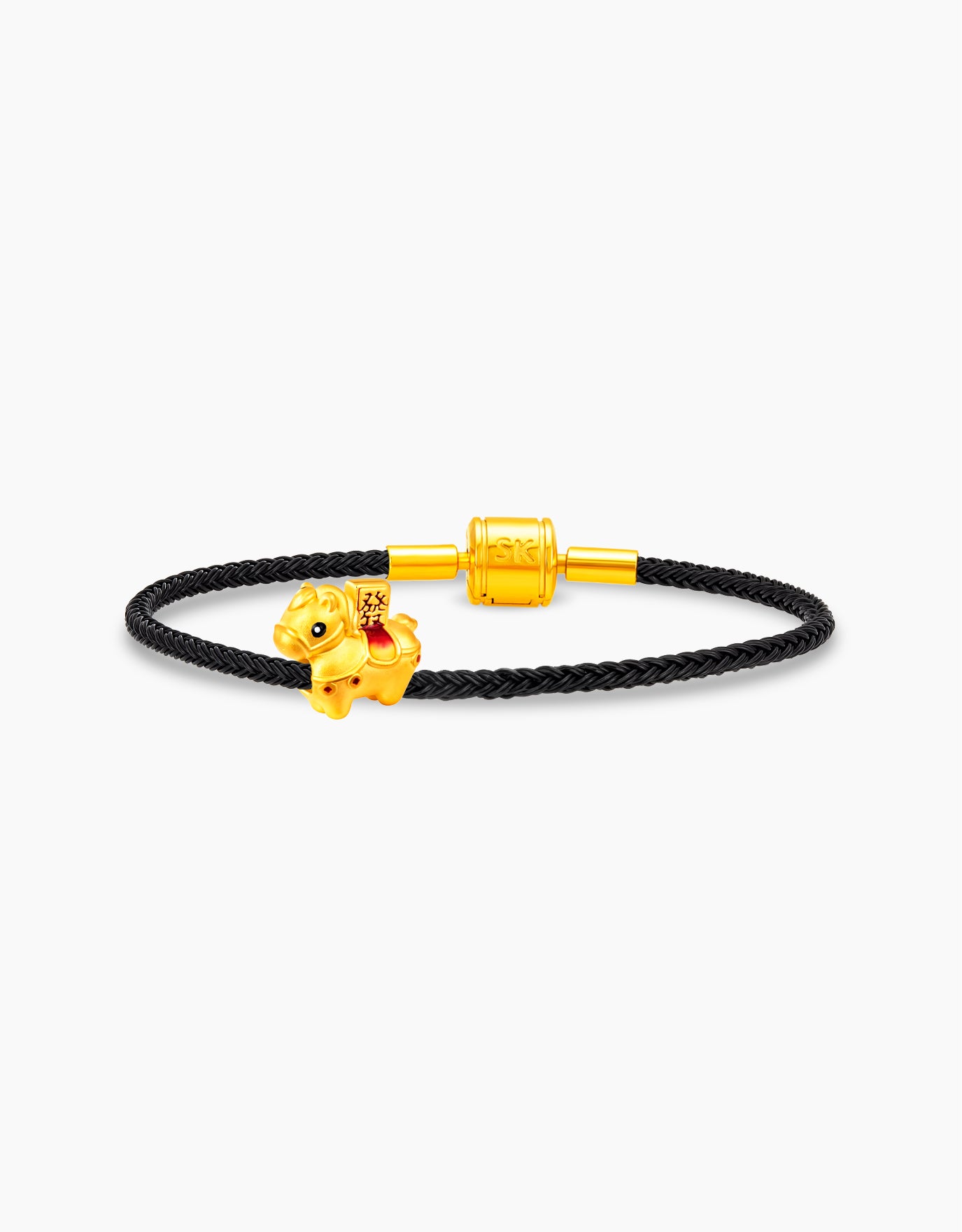 LVC 9IN Fortune Gallop Horse 999 Gold Charm