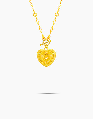 LVC 9IN Strings of Love 999 Gold Necklace