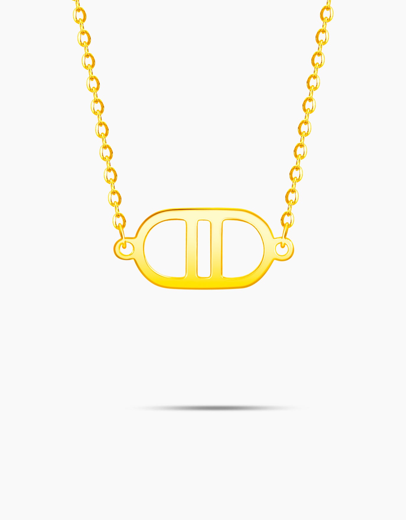 LVC 9IN Radiant Tag 999 Gold Necklace