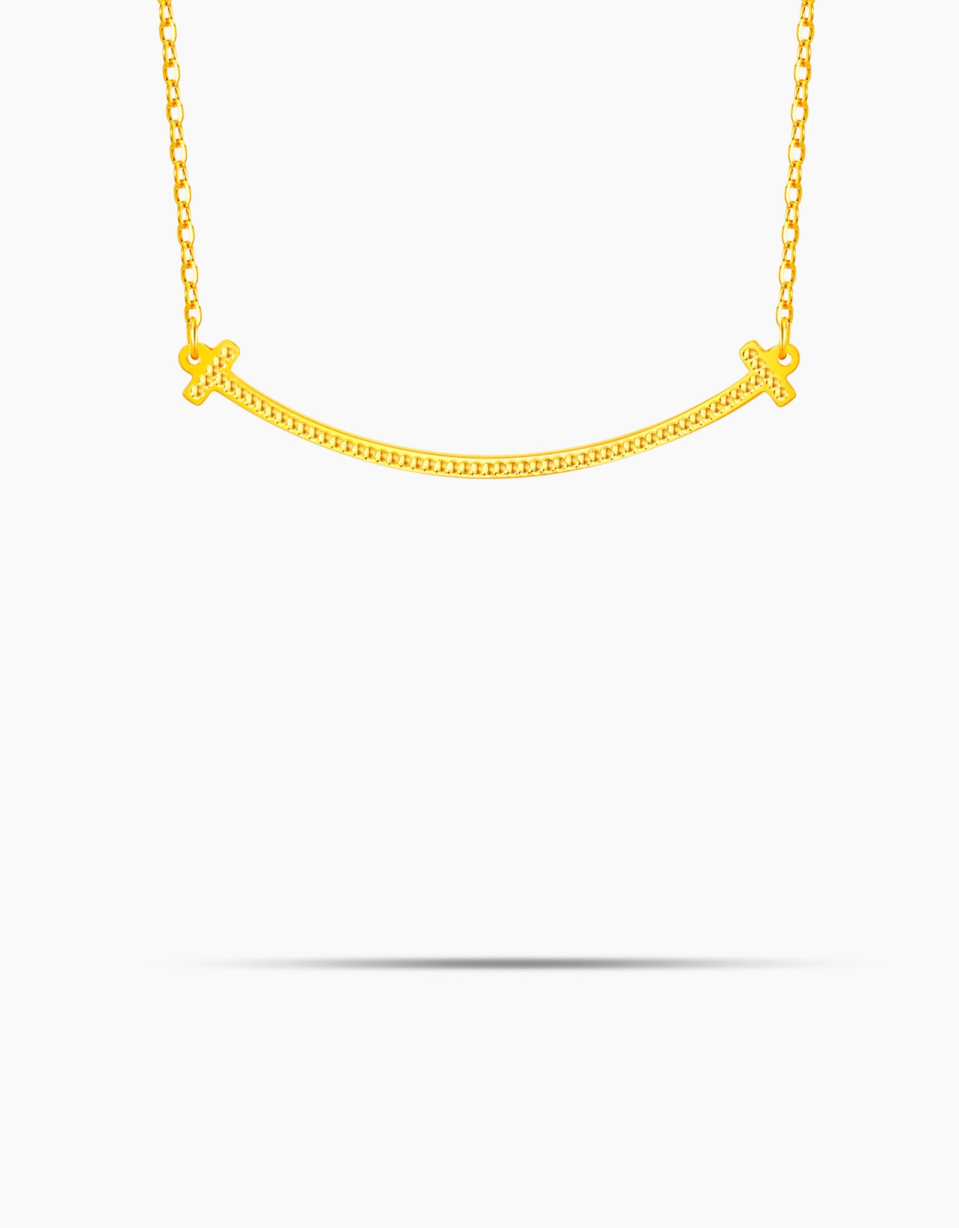 LVC 9IN Curved 999 Gold Necklace