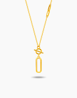 LVC 9IN Hannah 999 Gold Necklace