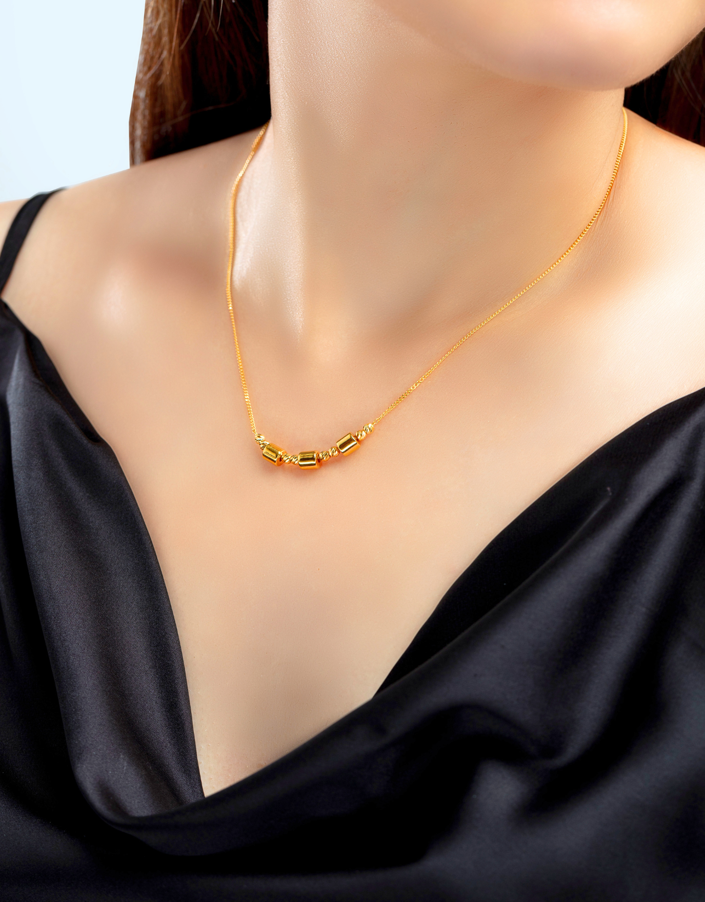 LVC 9IN Annabelle 999 Gold Necklace